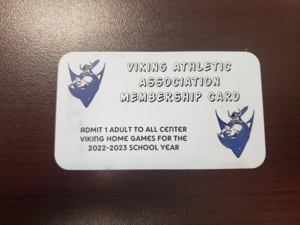 Viking Athletic Association Membership Card